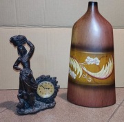 Zegar + wazon Queen Isabell jak nowe 