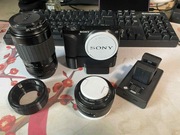 Aparat Sony NEX-3N, Sony 16-50mm, sigma 70-210 f4-5.6, CPL, 2xAKU