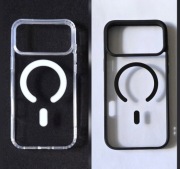 Etui/case klasyczne i czarne z magsafe na iPhone'a 17 pro max