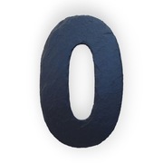 Numer, cyfra na dom 30cm, Łupek