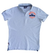 Superdry t-shirt oryginalna koszulka slim fitpolo rozmiar M