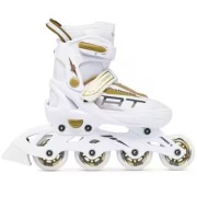 Rolki Regulowane Raven Profession Białe/Złote