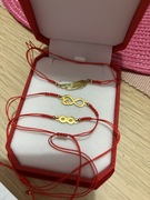 Czerwona bransoletka 3 wzory