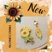 Zestaw hafciarki: magnes do igieł + zawieszka do nożyczek- haft, rękodzieło