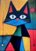 Obraz "Kot w Abstrakcji III"