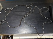 #1033 Dwa długie naszyjniki vintage długie