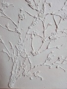 BIAŁA ELEGANCJA - OBRAZ STRUKTURALNY Z TEKSTURĄ 3D