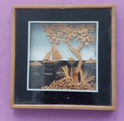 Obrazek miniatura w ramce morze statek 