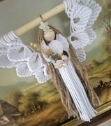 Aniolek wiszący prezent  handmade  35cm