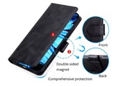 POKROWIEC ETUI PORTFEL SAMSUNG GALAXY NOTE 8 CZARNE PODSTAWKA MAGNES