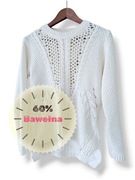 Asymetryczny długi sweter Promod