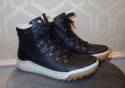 Skórzane Damskie ŚNIEGOWCE Botki RIEKER 39 BDB