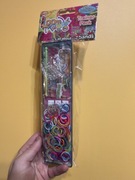 Zestaw gumek do robienia wzorów i bransoletek niebieski