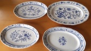 Porcelana Blue Henriette Antyk, patera, półmisek zestaw