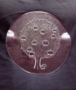 Patera do serów Kosta Boda, wzór Jabłoń, lata 70-e XXw. Proj. - Ann Warff.