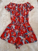 Kombinezon letni krótki hiszpanka w kwiaty