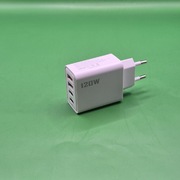 Ładowarka sieciowa szybka 120W 2X USB-C 2X USB-A biała Nowa