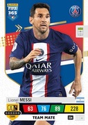 Lionel Messi 234 Team Mate Karta PANINI FIFA 365 2023