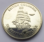 Żaglowiec CLIPPER TORRENS Anglia średnica 39mm