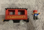 Lego duplo wagon (z zestawu 10874 - pociąg parowy) i zawiadowca