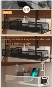 Organizer biurkowy na kable