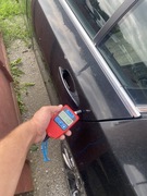 Drzwi e60 lewy tył schwarz 2 668 ori lakier