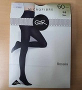 RAJSTOPY CZARNE GATTA ROZMIAR S, 60 DEN, MIKROFIBRA