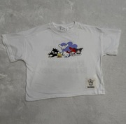 Zara saniro koszulka t shirt biały hello kitty kuromi 130 8/9l