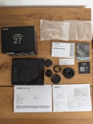 Obiektyw Fujifilm XF 27mm F2.8 R WR jak nowy + filtr Fujifilm PRF-39 mm