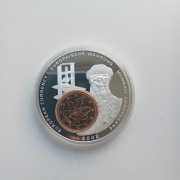 1 Dolar Republika Liberii  54 g super stan certyfikat