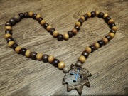 Korale drewniane boho Afryka 