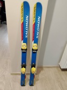 Narty salomon 120 cm + kije 110 cm