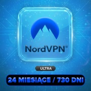 NordVPN ULTRA - 24 MSC I Nowe konto I Gwarancja 24 miesięcy I VPN I 24/7