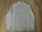 Sweter męski Top Secret, L, kolor szary, 100% bawełna, stan bdb