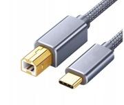 Kabel do Drukarki Skanera USB - C do USB - B Oplot 3 m