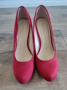 Czerwone czółenka/ szpilki firmy Graceland