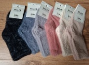 6 par ciepłych bardzo milutkich skarpetek dziecięcych mink 20-25