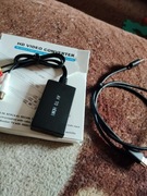 Konwerter z AV RCA na HDMI adapter obrazu i dźwięku Przejściówka 3x cinch