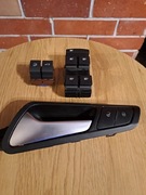 Vw passat B6 klamka wewnętrzna przód lewy, plus 2 przełączniki.