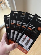5x kabel USB do iPhone ! Czerwony oplot 2.1A Lightning