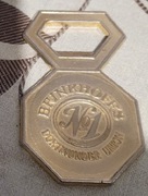 Stary metalowy mosiądzu? otwieracz  Brinkhofs Dortmunder Union Nr 1