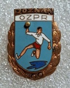 Odznaka OZPR Poznań z wieńcem