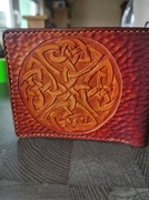 Portfel że skóry bydlęcej, HAND MADE, idealny na prezent.