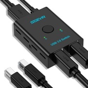 SGEYR USB 3.0 Switch 2x1 – przełącznik 2 komputery, 1 urządzenie USB 757