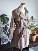 Płaszcz wiosenny trencz lekki beżowy kawowy taifun 40 L