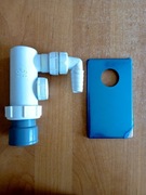 Syfon podtynkowy do pralki