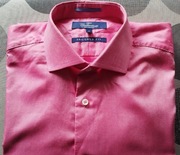 Koszula Next 41 tailored fit łososiowa