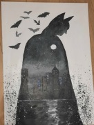 Obraz ręcznie malowany 70x50cm Batman 
