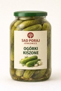 Rzemieślnicze Ogórki Kiszone  Duży Słoik Tradycyjne Kiszenie od Rolnika
