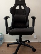 Fotel SENSE7 Spellcaster materiałowy czarny